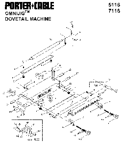 Part Location Diagram of 42046 Porter Cable 5/8-inch Template Guide